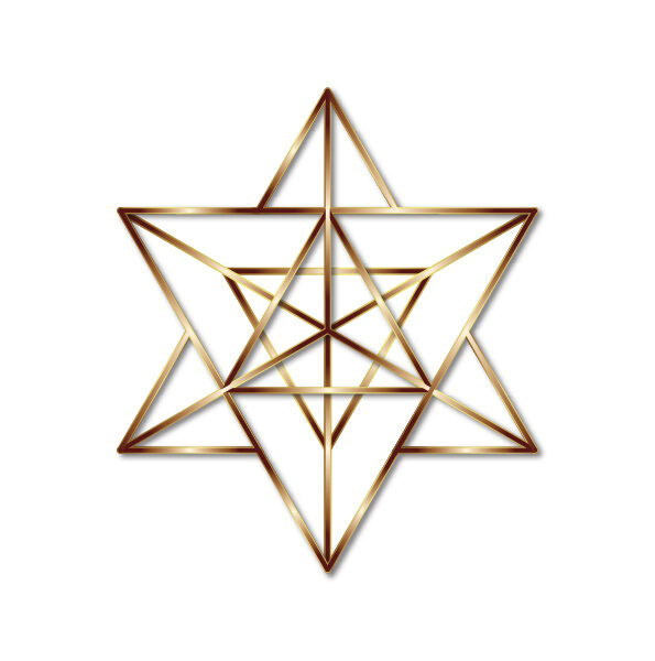 Merkaba Merkabah Easy to Print-Sacred Geometry Symbol Copper Wall Décor Art-Geometric Circles-A4 PDF-High Quality-Crafts-DOWNLOAD HALELUYA