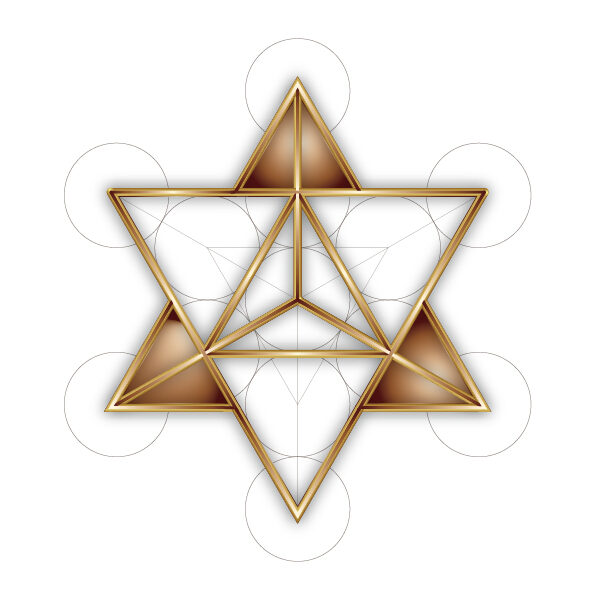 Merkaba מרכבה Merkavah-Wall Décor Art-Sacred Geometry Geometric-A4 Copper Print-High Quality PDF-Kabbalah-Star Tetrahedron-HALELUYA DOWNLOAD