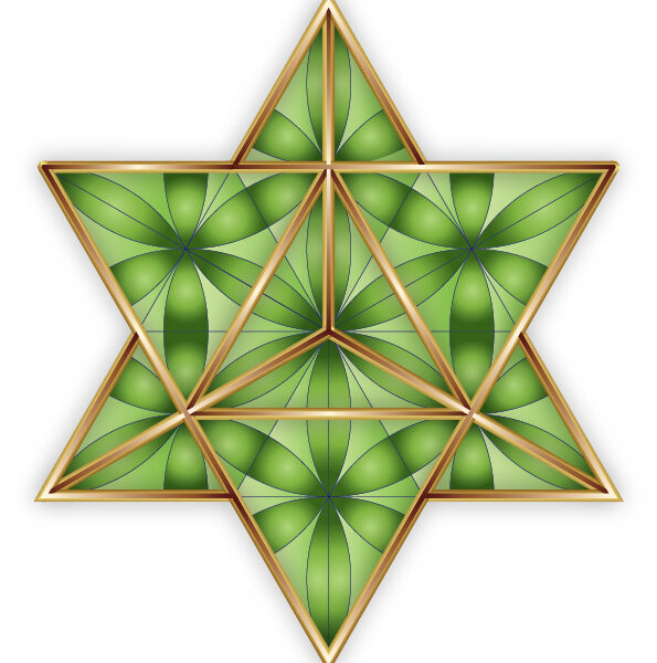 Sacred Geometry Merkaba מרכבה Merkavah-Flower of Life-Gold Wall Art-A4 PDF-Kabbalah Décor-Star Tetrahedron Geometric Print-DOWNLOAD HALELUYA