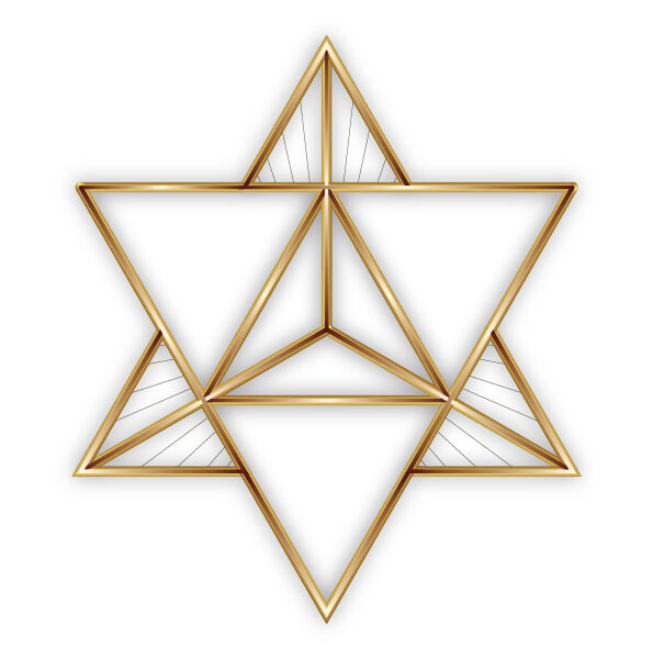 Merkaba Sacred Geometry Star Tetrahedron-Merkabah Merkavah-Kabbalah Art-Wall Art Décor-Printable Geometric Design-A4 PDF-DOWNLOAD HALELUYA