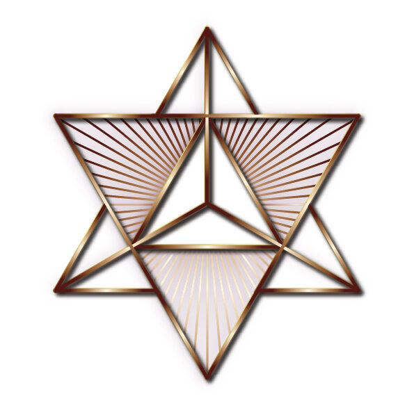 Merkaba מרכבה Merkavah-Geometric Copper-Wall Décor-Sacred Geometry Art-A4 Print-High Quality PDF-Kabbalah-Star Tetrahedron-HALELUYA DOWNLOAD