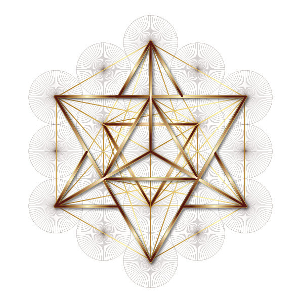 Metatron's Cube Sacred Geometry Symbol Copper Wall Décor Art-Geometric Circles-A4 Easy to Print PDF-High Quality-Crafts-DOWNLOAD HALELUYA