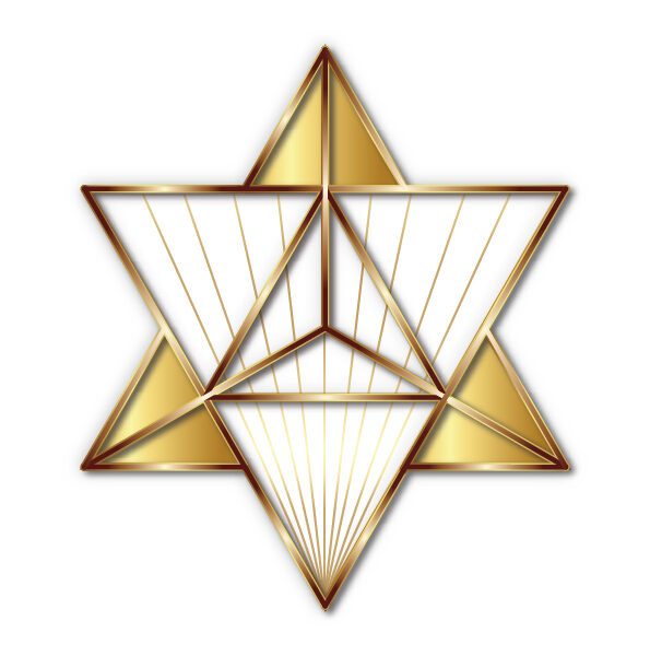 Merkaba Sacred Geometry-Merkabah-Merkavah-Kabbalah Wall Décor-Meditation Geometric Artwork Print-A4 PDF-Star Tetrahedron-DOWNLOAD HALELUYA