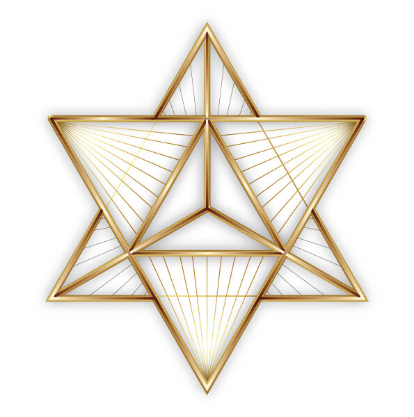 Merkaba Sacred Geometry Art-Merkabah-Merkavah-Kabbalah Wall Décor-Activation Print-A4 PDF-Geometric Star Tetrahedron-DOWNLOAD HALELUYA